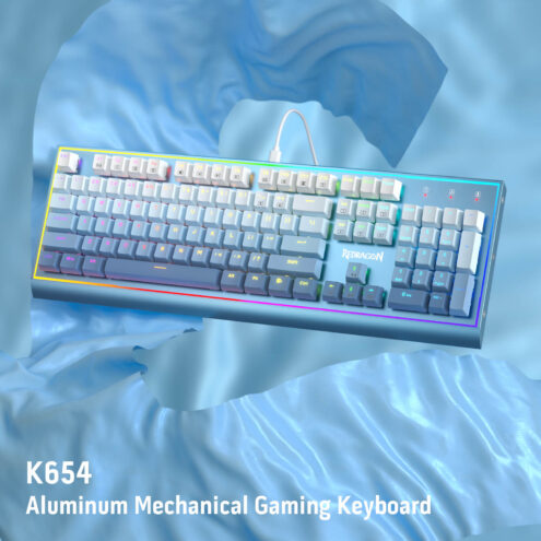 کیبورد K654 BlueSiren Red Switch